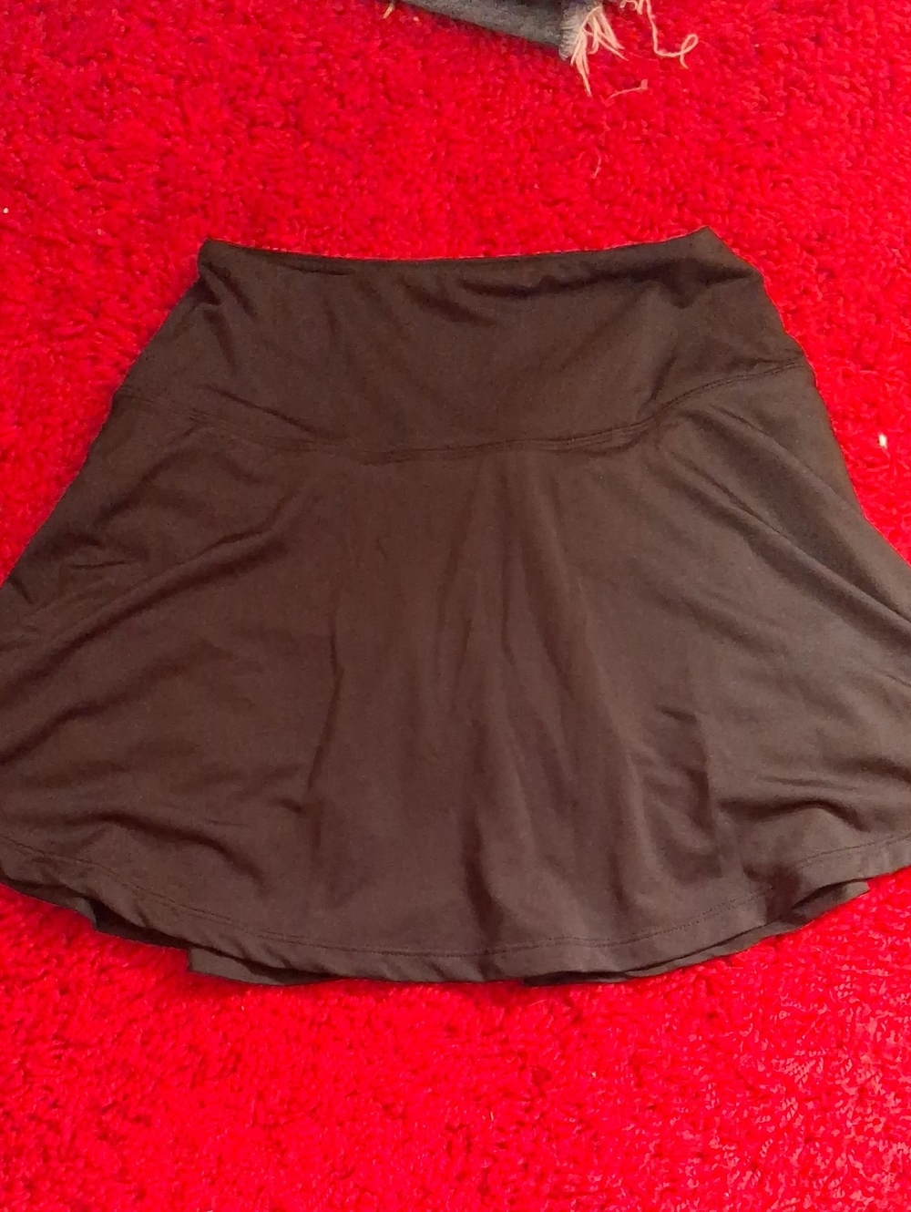 Women's Black A-Line Skort